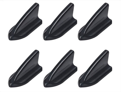 Aletas de Tiburón Estilo EVO para Techo – Kit 6 Piezas Negro