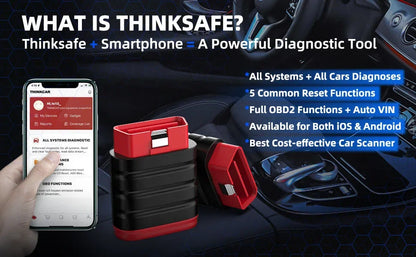 Scanner Automotriz OBD2 Thinkcar Thinksafe Multimarca