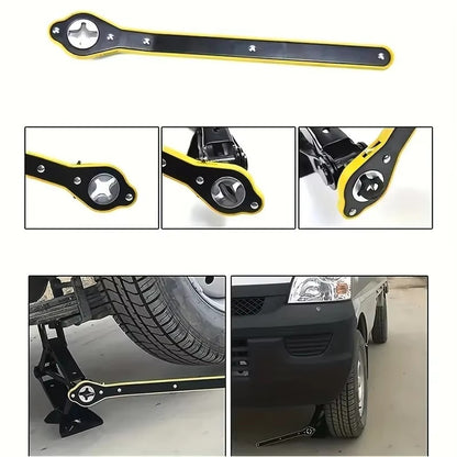 Llave Trinquete para Cric Tijera Ahorro de Fuerza Universal