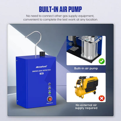 MR CARTOOL T80 – Detector de Fugas por Humo con Bomba Integrada