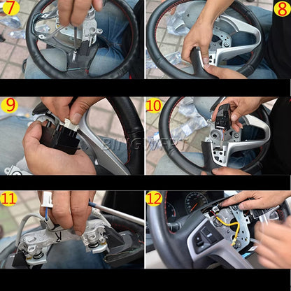 Botón de Volante con Retroiluminación – Hyundai Verna / Solaris 2010-2015 (Silver)