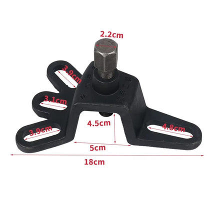Extractor Universal de Tambor de Freno de 4 Orificios para Motocicleta y Triciclo
