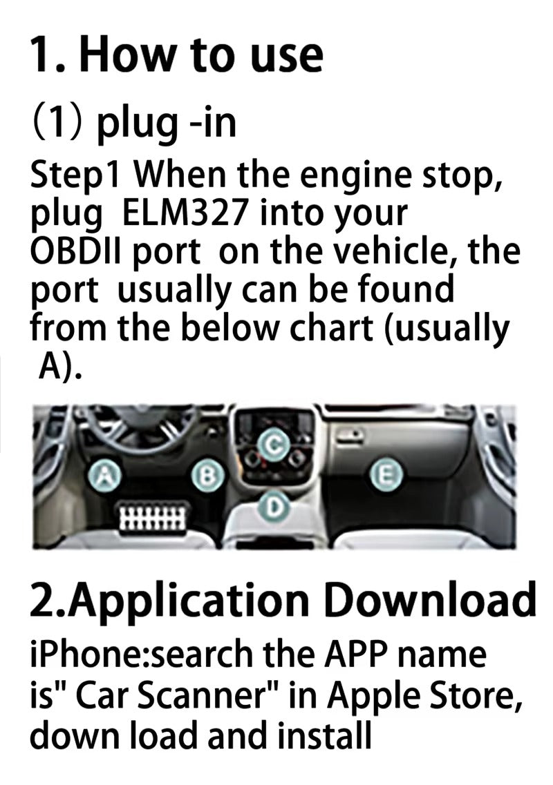 Escáner OBD2 ELM327 V2.1 Bluetooth Diagnóstico Automotriz Android iOS Windows