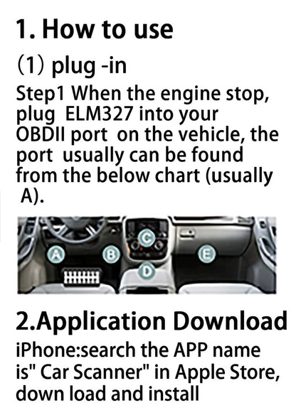 Escáner OBD2 ELM327 V2.1 Bluetooth Diagnóstico Automotriz Android iOS Windows