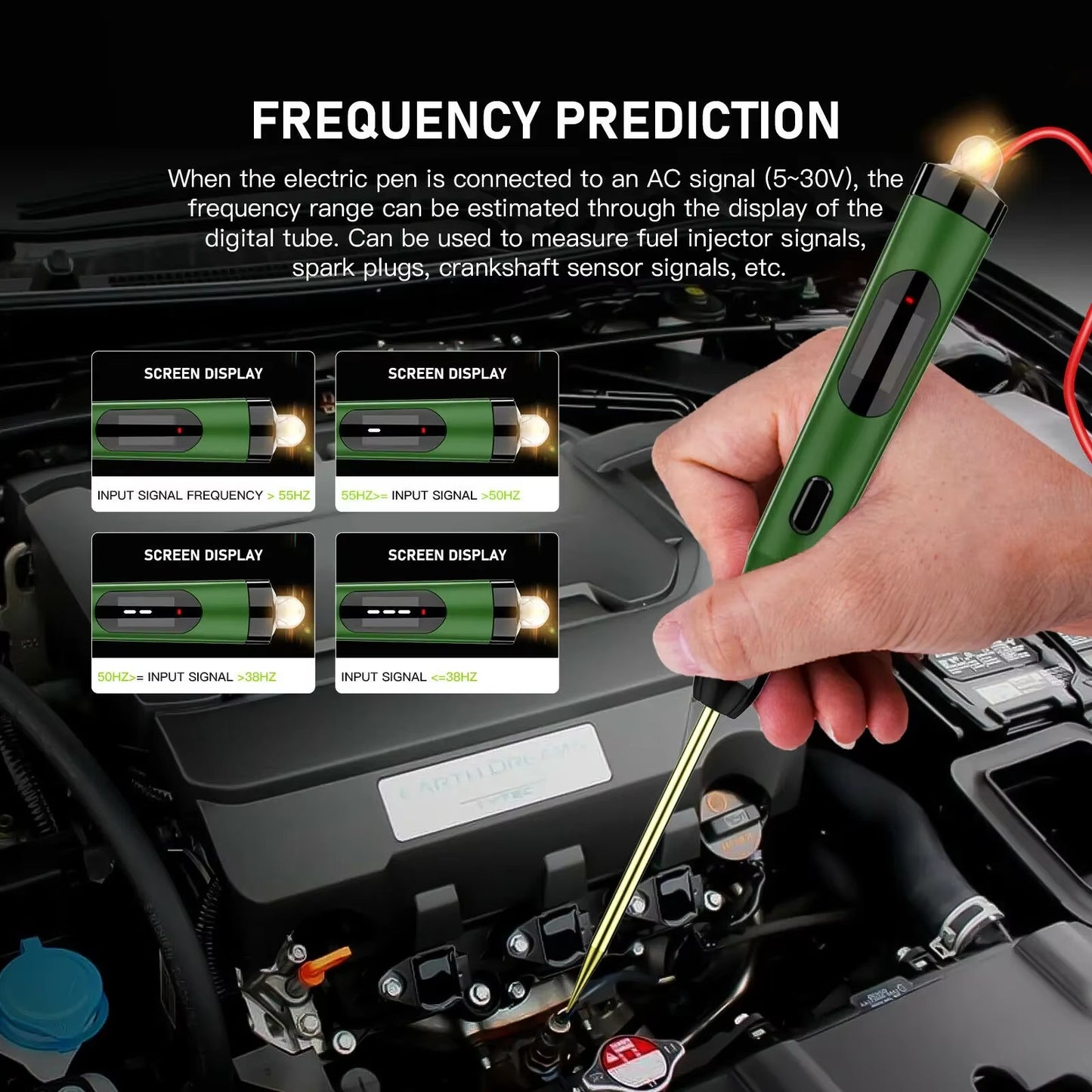 Probador de Circuito Automotriz JDiag P50 – 5V a 30V con Pantalla Digital