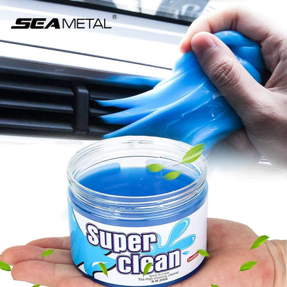 Gel de Limpieza SEAMETAL 160 g Eliminador de Polvo para Auto, Teclado, Laptop y Electrónica