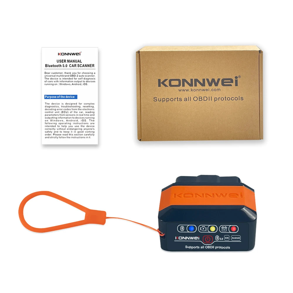 Escáner KONNWEI KW905 naranjo