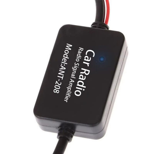 Amplificador de Señal de Antena FM Universal – Audio Automotriz