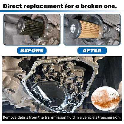 Filtro de Aceite de Transmisión Automática + Juntas – Nissan Sentra / Versa / Tiida – RE0F11A (JF015E)