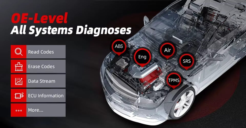 Escáner Automotriz Autel MK808S Bidireccional IMMO - Codificación Llaves
