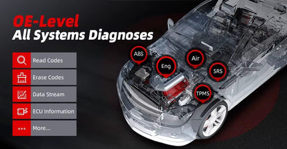 Escáner Automotriz Autel MK808S Bidireccional IMMO - Codificación Llaves