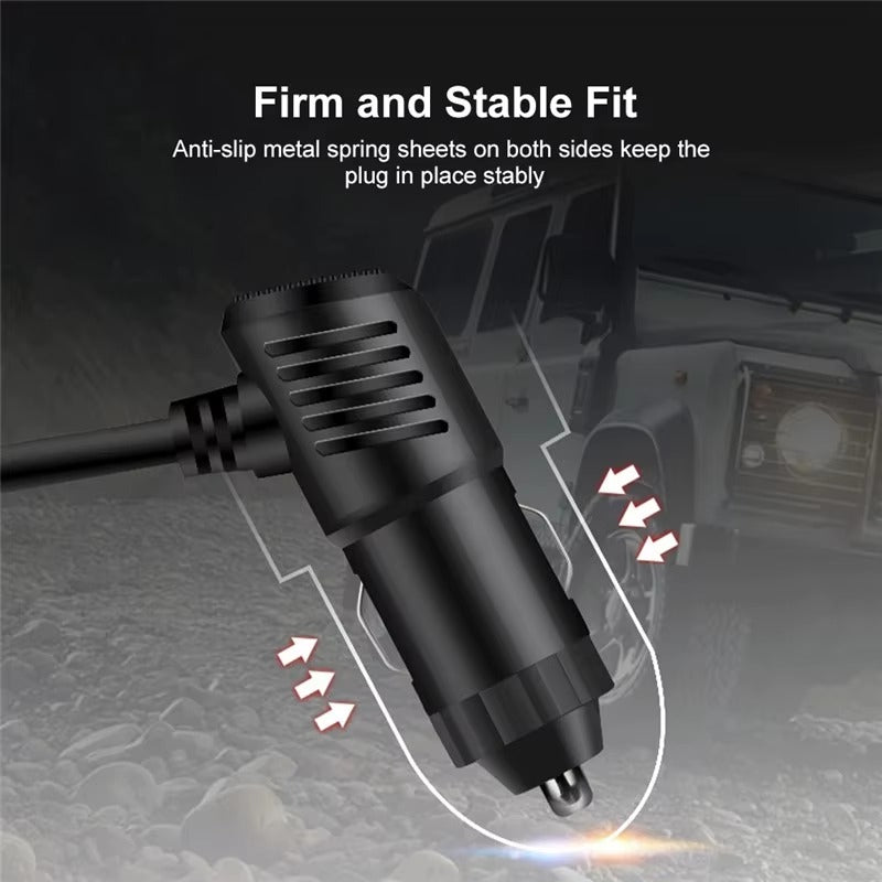 Cargador Encendedor 3 en 1 con Puertos USB y Tipo-C – 12V / 120W