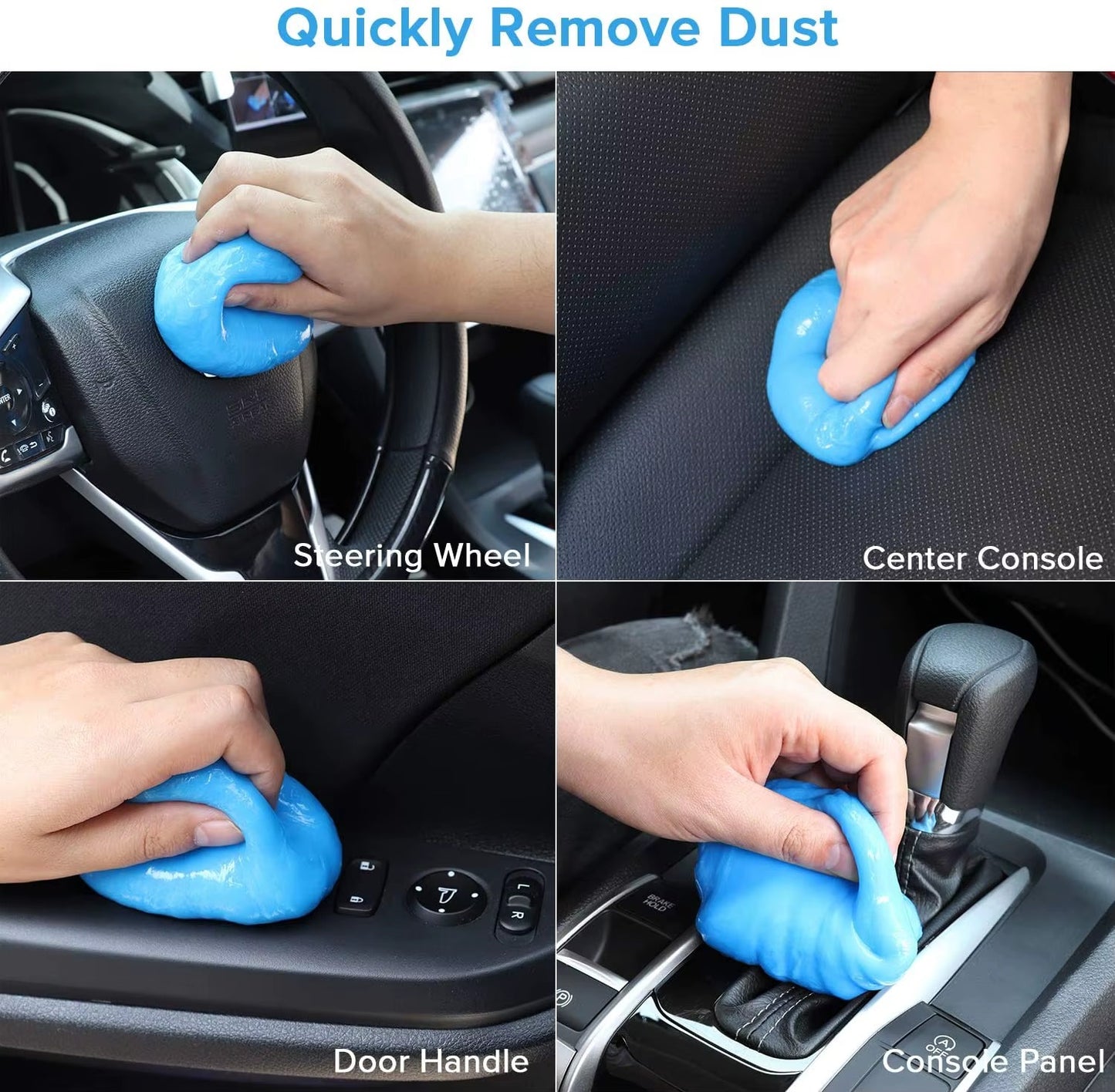 Gel de Limpieza SEAMETAL 160 g Eliminador de Polvo para Auto, Teclado, Laptop y Electrónica