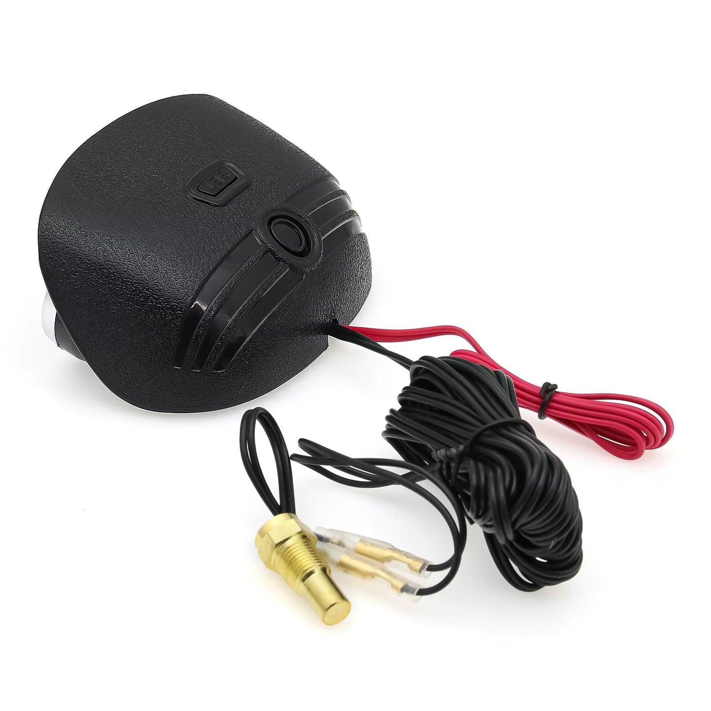 Medidor Temperatura Agua + Voltímetro LCD 2 en 1 12V/24V con Sensor NPT