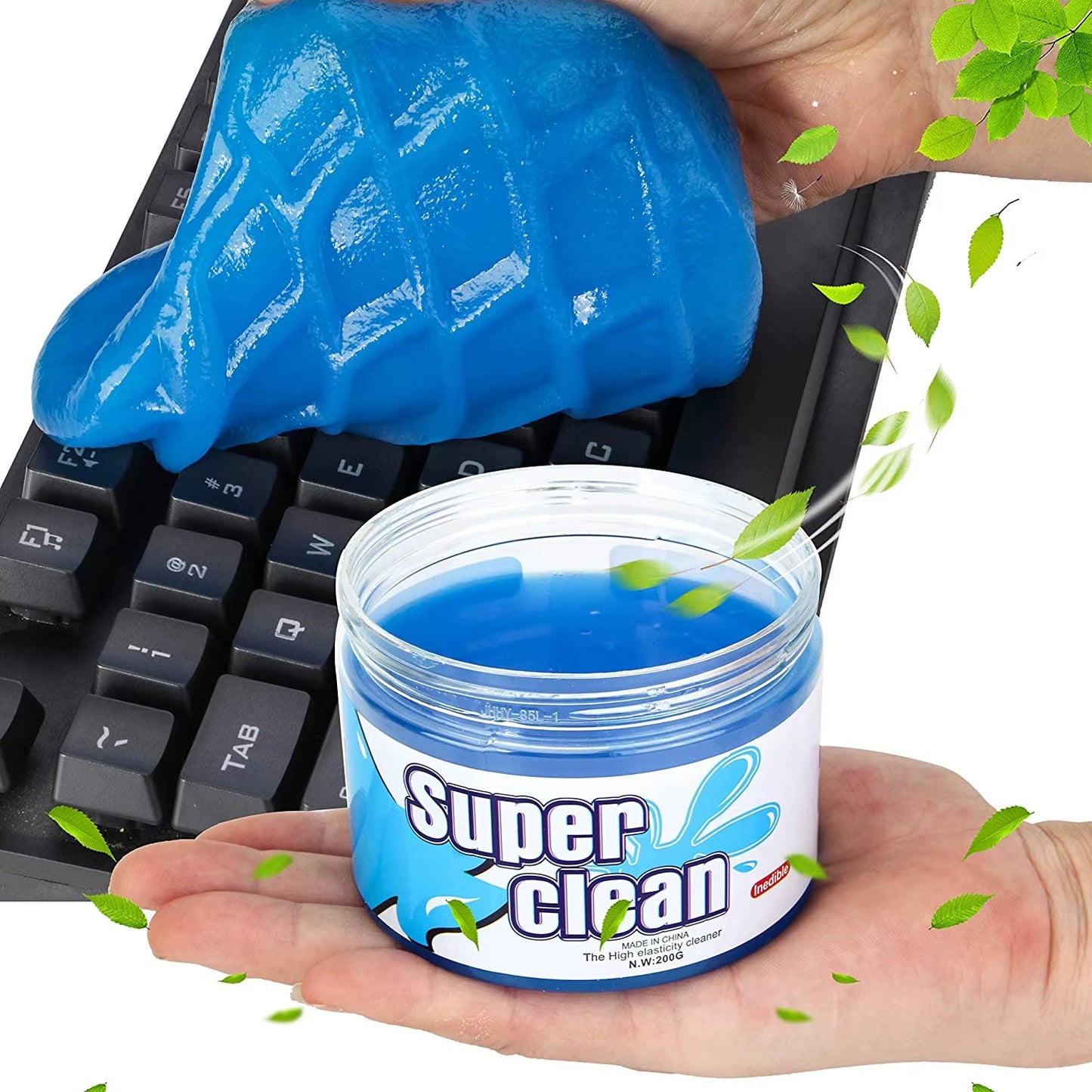 Gel de Limpieza SEAMETAL 160 g Eliminador de Polvo para Auto, Teclado, Laptop y Electrónica