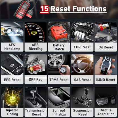 Escáner Automotriz KINGBOLEN Ediag Plus Diagnóstico OE, Bidireccional y Codificación ECU