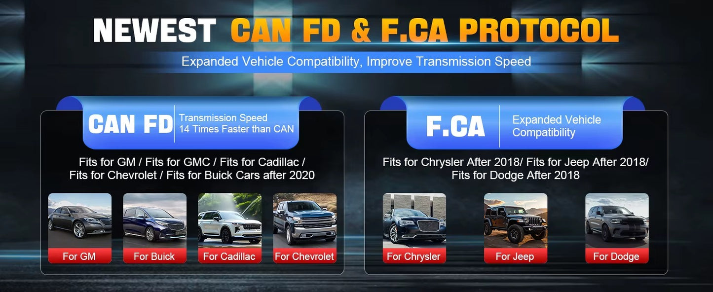 XTOOL D5 Escáner Automotriz Profesional  5 Sistemas + 10 Reseteos CAN / CAN-FD AutoAuth FCA Actualizaciones Gratis de por Vida