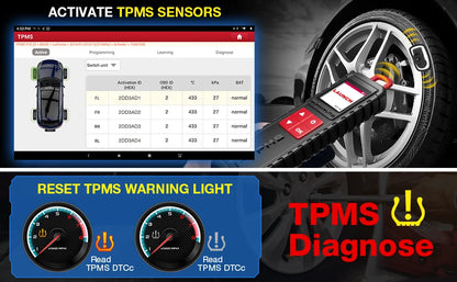 LAUNCH X431 i-TPMS – Herramienta Profesional para Sensores TPMS (315/433 MHz)