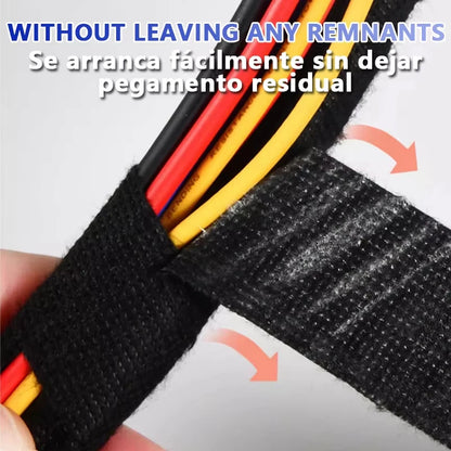 Cinta de Tela Adhesiva para Arnés de Cables Automotriz 25 mm x 25 m Negra