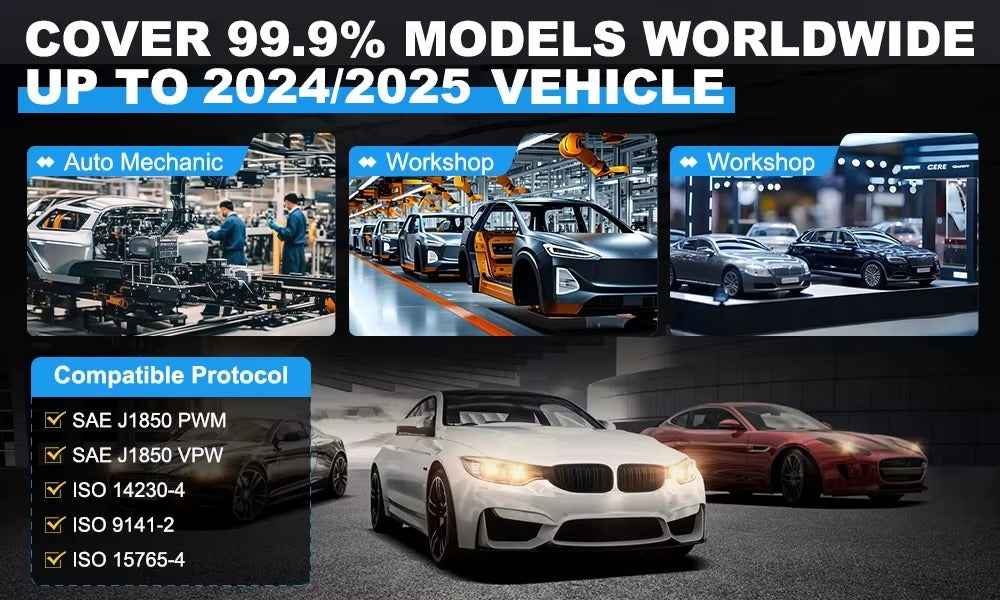 XTOOL D5 Escáner Automotriz Profesional  5 Sistemas + 10 Reseteos CAN / CAN-FD AutoAuth FCA Actualizaciones Gratis de por Vida
