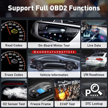 Escáner Automotriz KINGBOLEN Ediag Plus Diagnóstico OE, Bidireccional y Codificación ECU