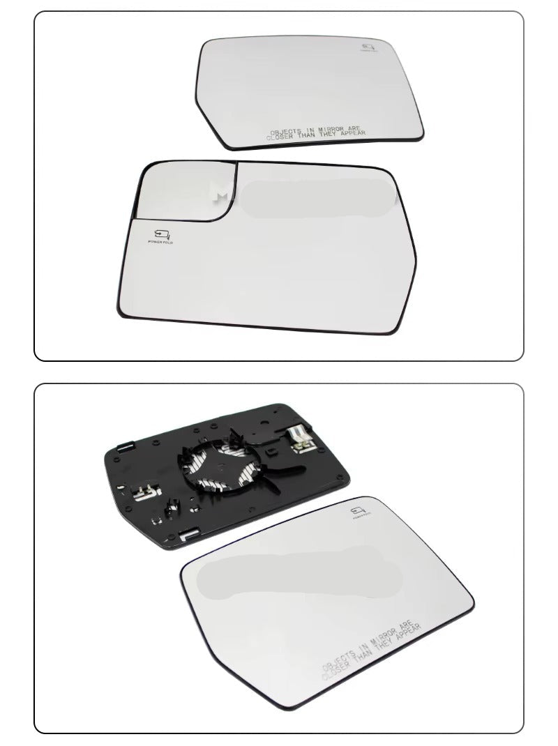 CRISTAL DE ESPEJO RETROVISOR DERECHO PARA FORD F-150 (2011–2014) – CON PLACA BASE Y CALEFACCIÓN