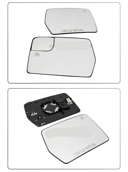 CRISTAL DE ESPEJO RETROVISOR DERECHO PARA FORD F-150 (2011–2014) – CON PLACA BASE Y CALEFACCIÓN