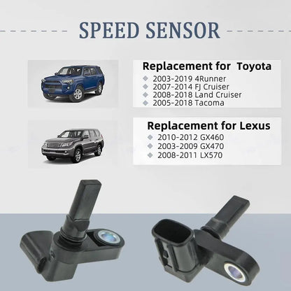 Sensor de Velocidad de Rueda ABS Delantera y Trasera Juego 4 Piezas - Toyota Lexus OEM 89542-60050 89543-60050