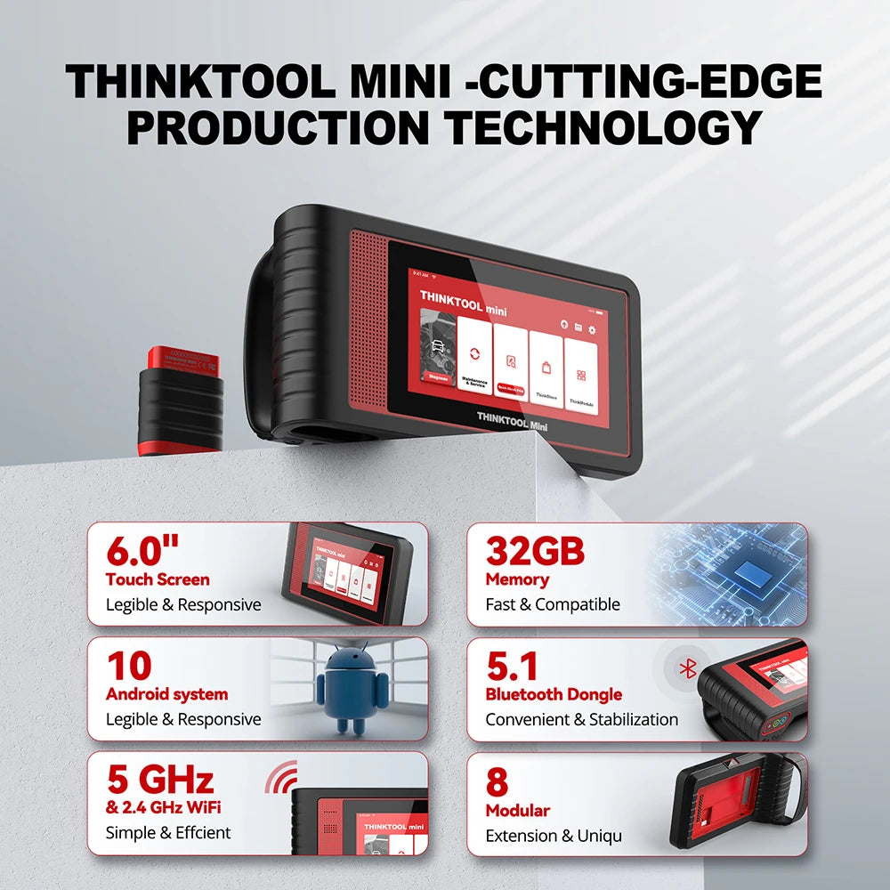 THINKCAR THINKTOOL MINI – FULL SYSTEM + 28 FUNCIONES DE RESET GRATIS