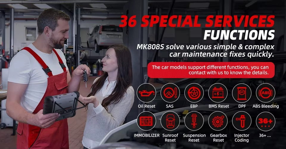 Escáner Automotriz Autel MK808S Bidireccional IMMO - Codificación Llaves