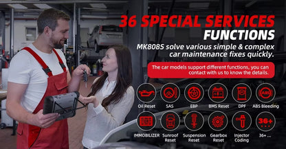 Escáner Automotriz Autel MK808S Bidireccional IMMO - Codificación Llaves