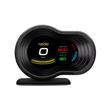 Medidor Digital Inteligente OBD2 HUD P12 – Velocidad, Diagnóstico y Computador de Viaje