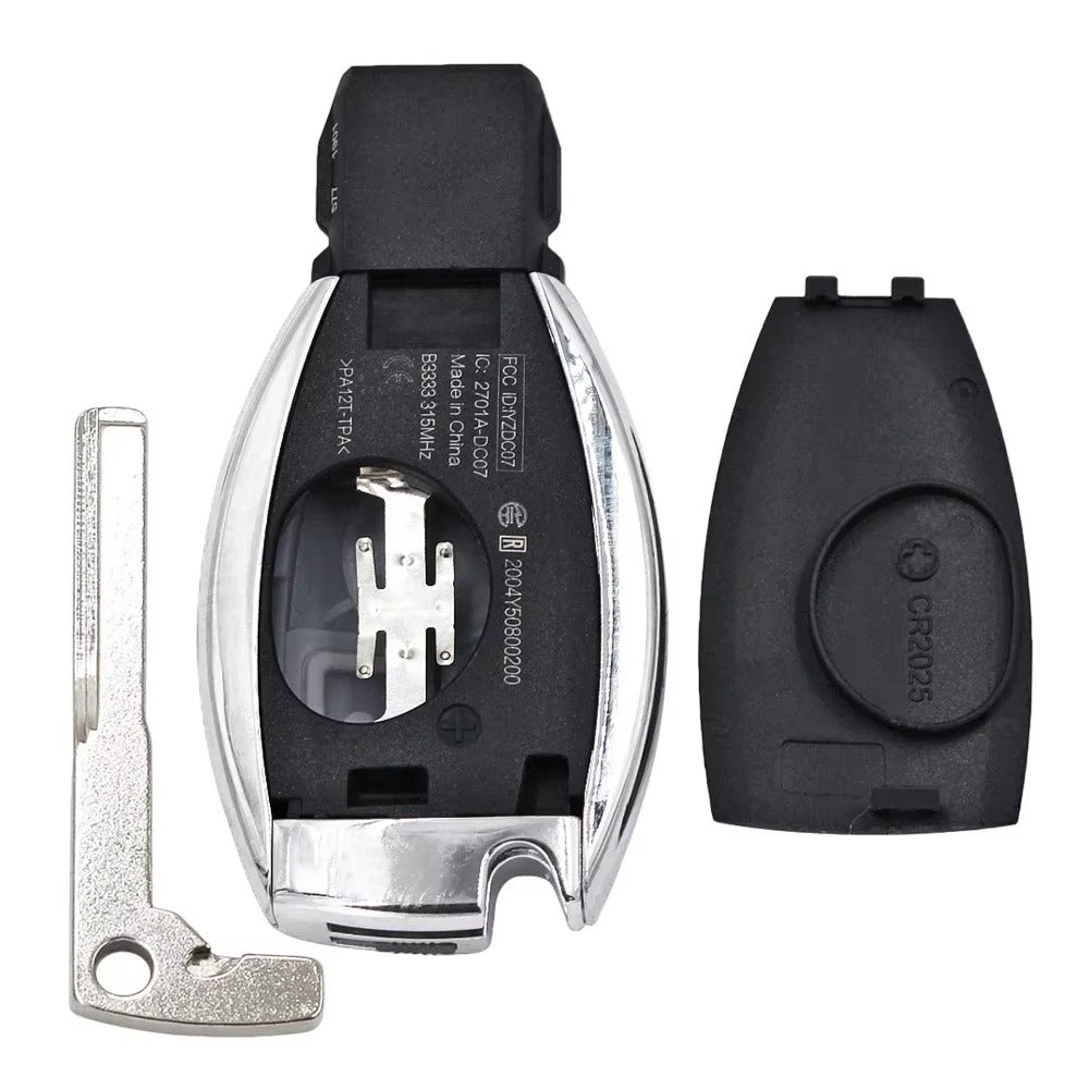 CGDI MB BE Key 315MHz / 433MHz – Llave Programable para Mercedes‑Benz (FBS3)