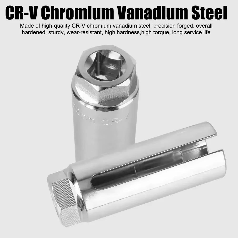 Llave Profesional Para Sensor De Oxígeno 22mm – Acero Cromo-Vanadio