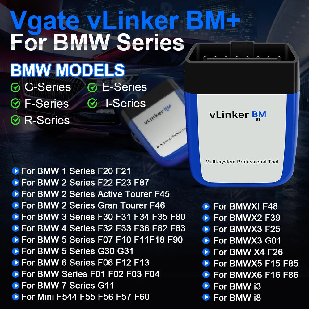 Vgate VLinker BM+ - vista 3