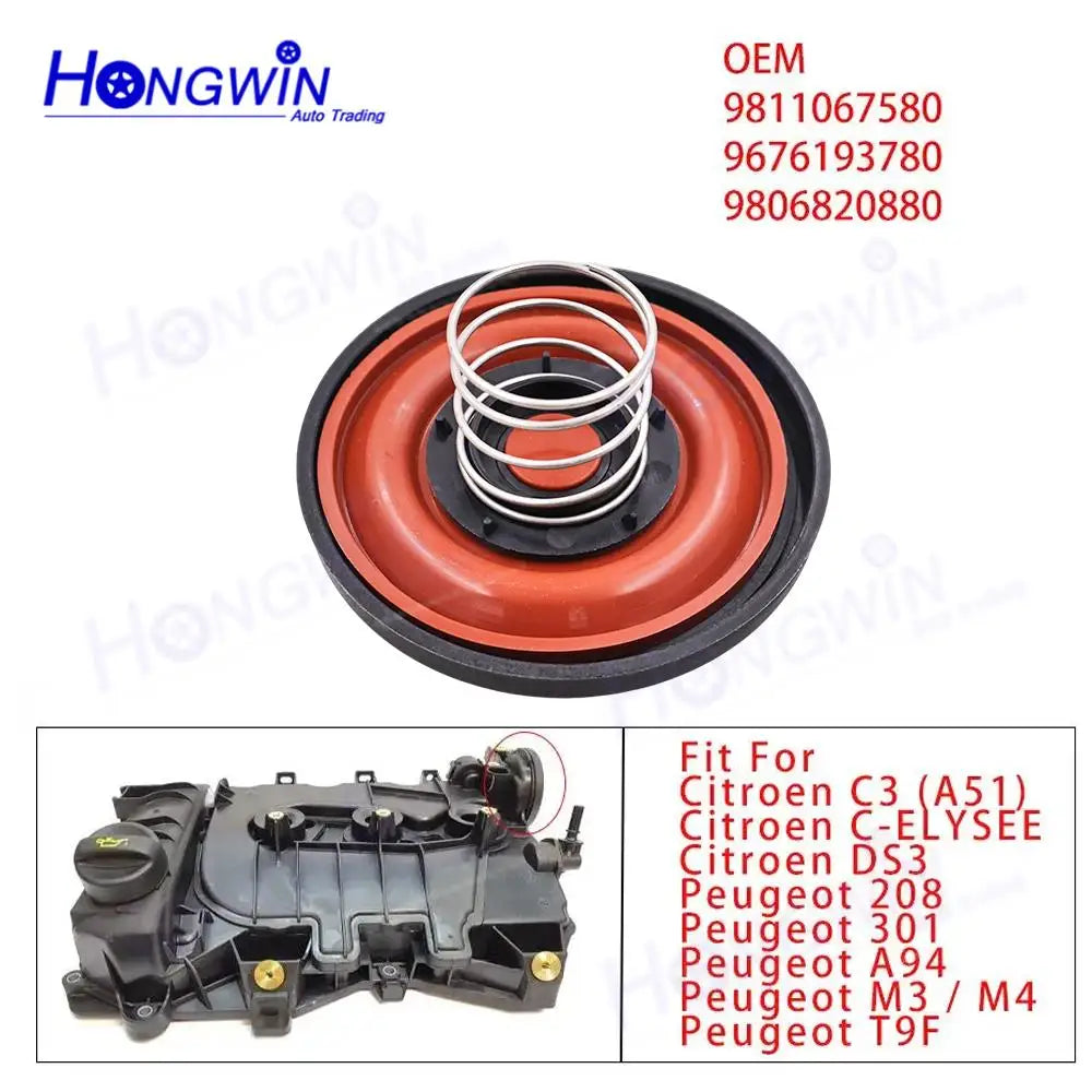 Kit Reparación Tapa de Válvulas PCV OEM 9811067580 Citroen C3 DS3 Peugeot 208 301