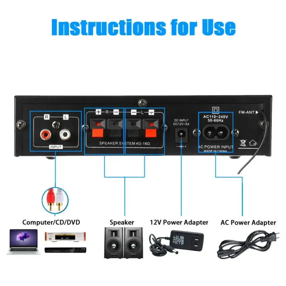 Amplificador de audio Bluetooth AK35