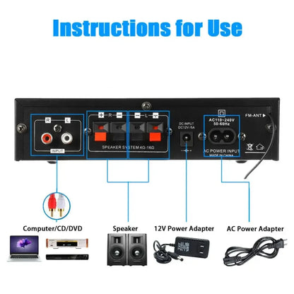 Amplificador de audio Bluetooth AK35
