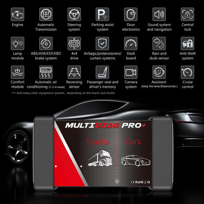 Scanner Multidiag Pro V3.0 – Autos y Camiones (OBDII 12V/24V)