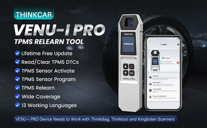 Thinkcar VENU iPRO – Escáner TPMS OBD2 Bluetooth