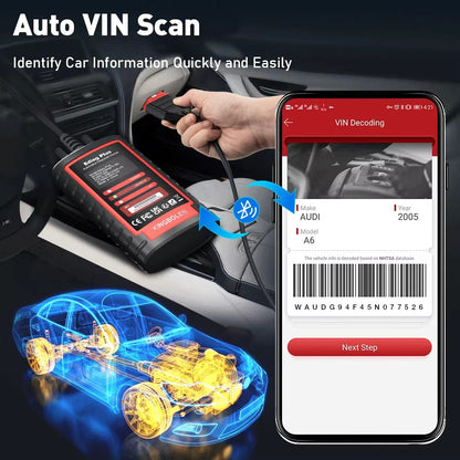 Escáner Automotriz KINGBOLEN Ediag Plus Diagnóstico OE, Bidireccional y Codificación ECU