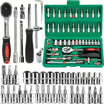 Juego de dados 1/4 46 piezas