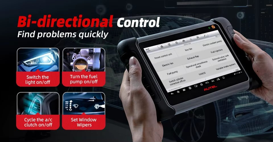 Escáner Automotriz Autel MK808S Bidireccional IMMO - Codificación Llaves
