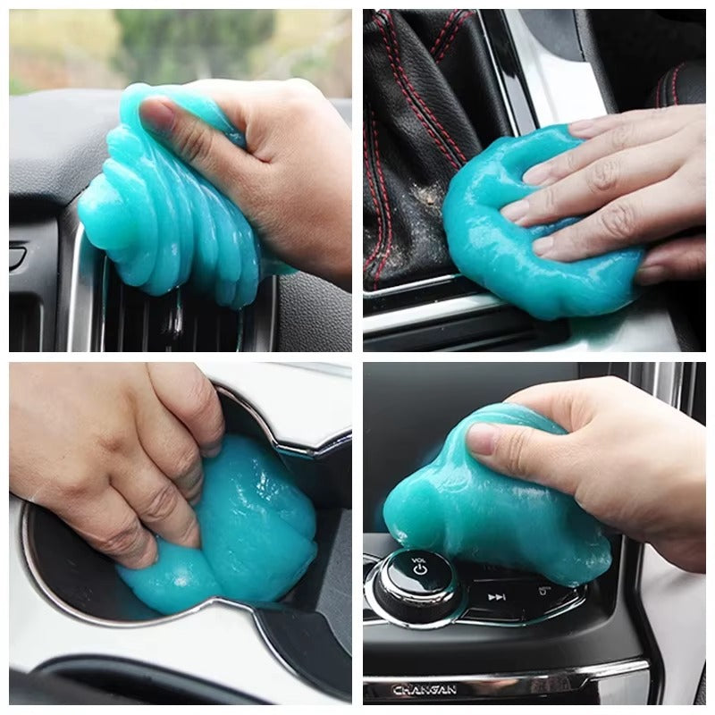 Gel Limpiador Interior Multiusos 70 g Eliminador de Polvo y Suciedad para Auto, Electrónica y Hogar