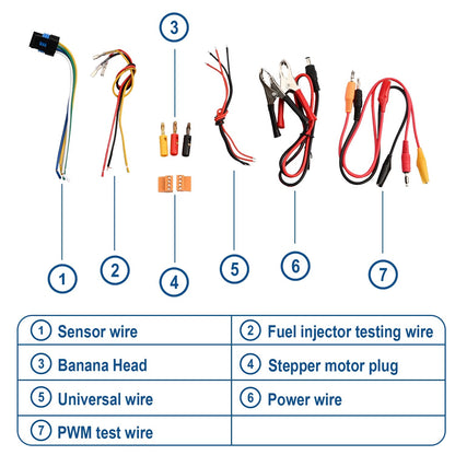 Probador Automotriz Multifunción QDB-4A 2025 - Simulador de Señales + Tester Completo