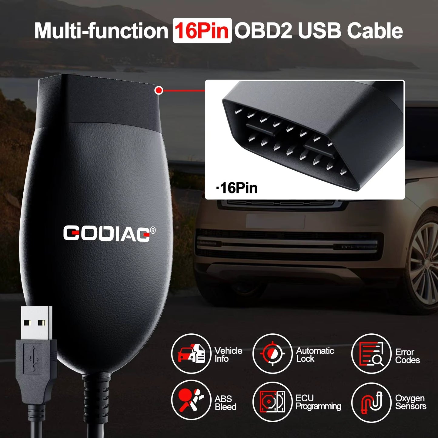 GODIAG GD101 J2534 + ELM327 – Interfaz de Diagnóstico y Programación ECU Profesional