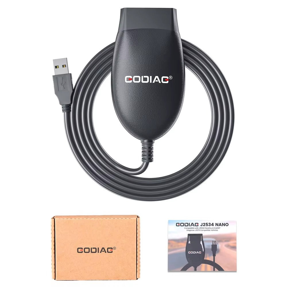 GODIAG GD101 J2534 + ELM327 – Interfaz de Diagnóstico y Programación ECU Profesional