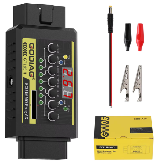 GODIAG GT105 II ECU IMMO Prog AD OBD2 Breakout Box