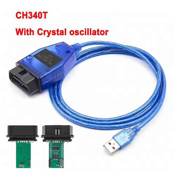 Cable de Diagnóstico VAG 409.1 KKL USB con Chip CH340 – VW, Audi, Skoda y Seat