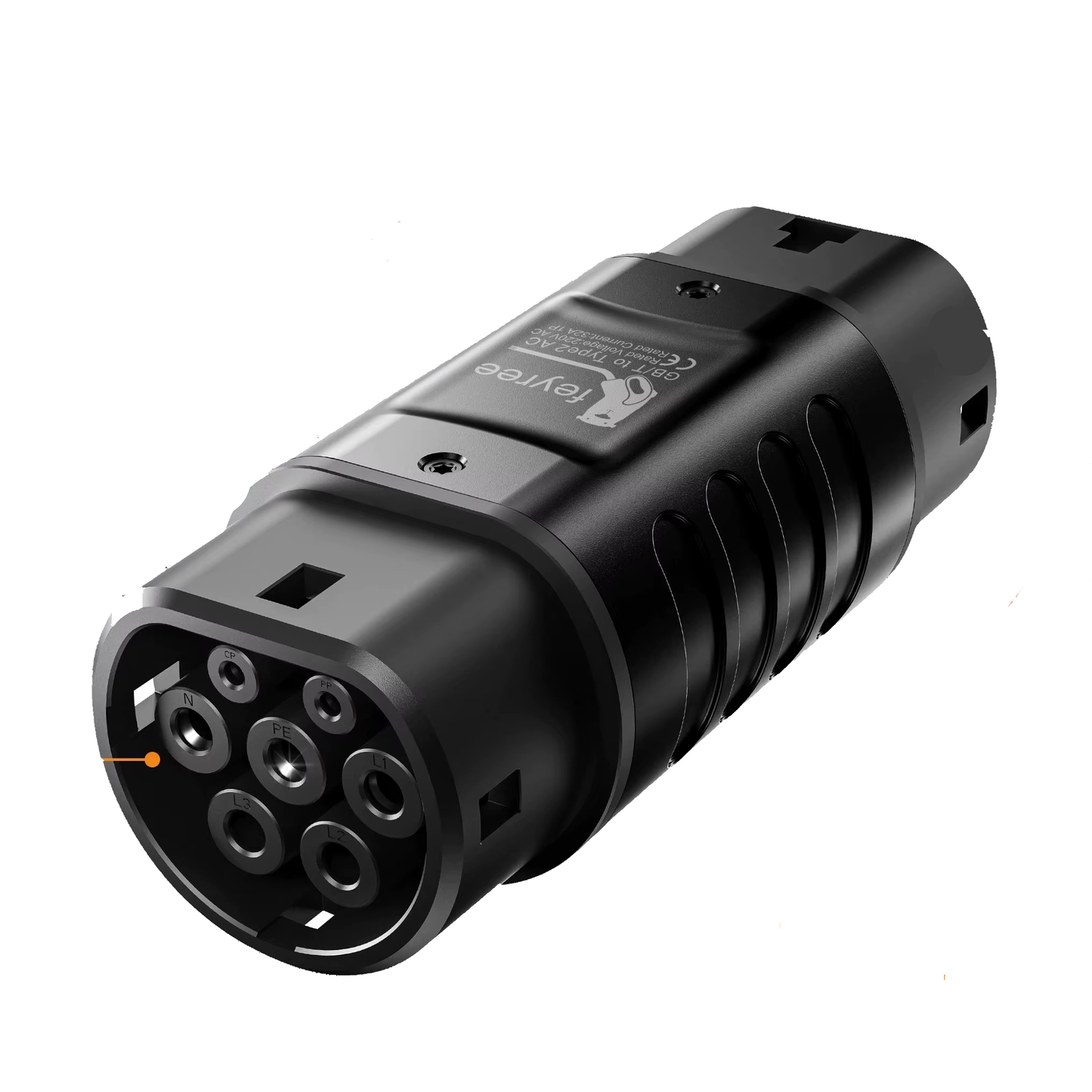 Adaptador EV GBT a Tipo 2 Feyree 32A Convertidor IEC 62196